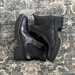 Easton Black Ankle Boots